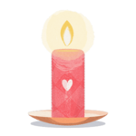 Bougie bougie_rouge_7_jours